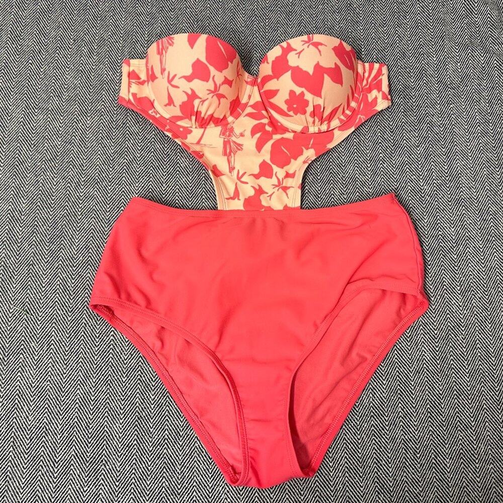 AERIE -  Holly Pink Monokini